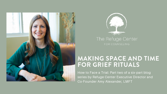 making space and time for grief rituals