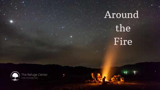 around the fire