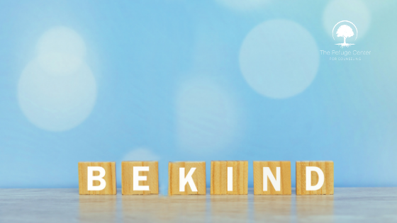be kind written with block letters