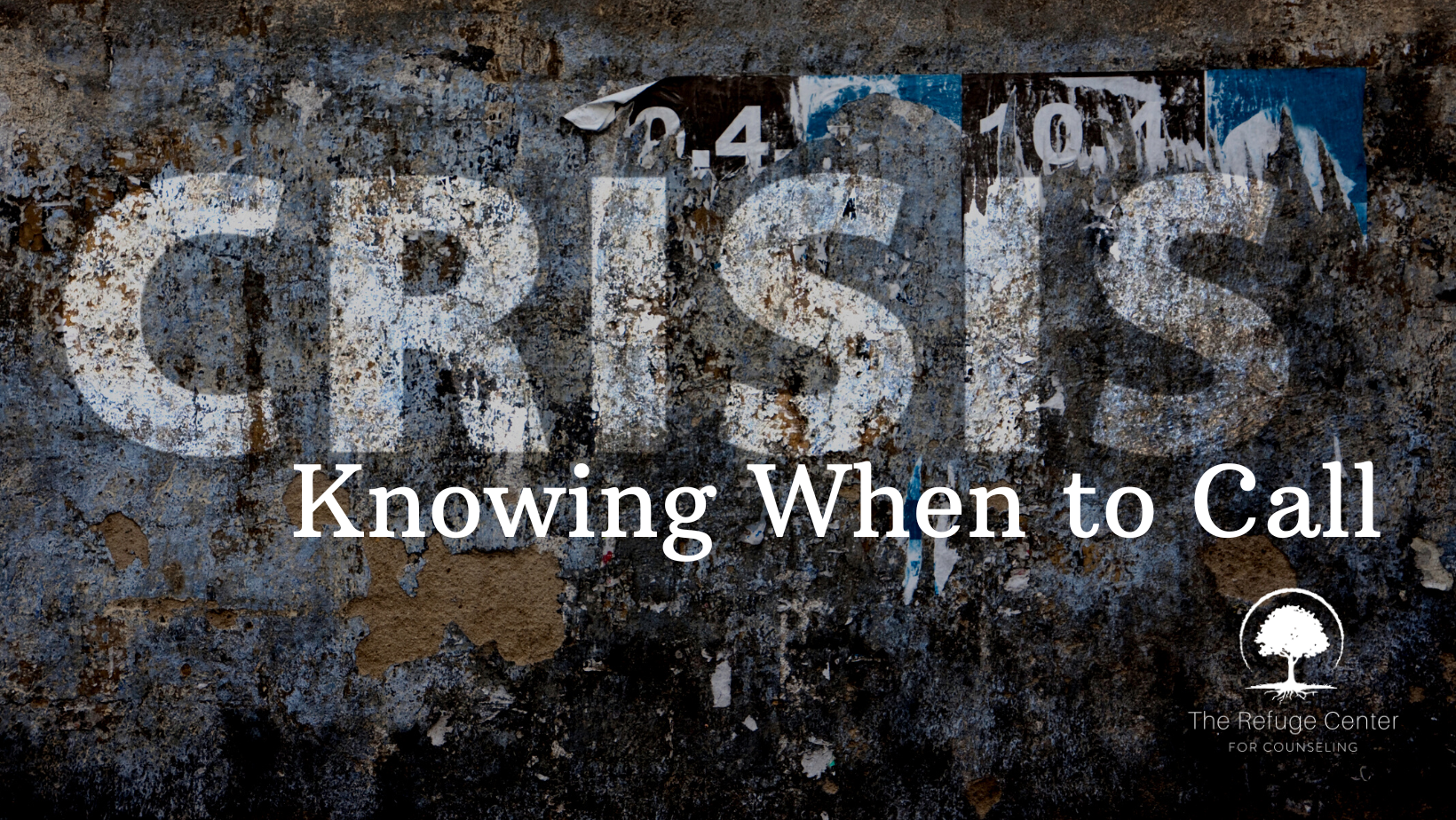 Crisis: knowing when to call